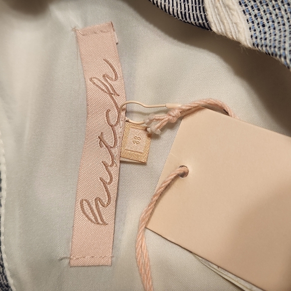 NWT ANTHRO |  Hutch Striped Fringed Mini Dress - Picture 4 of 7